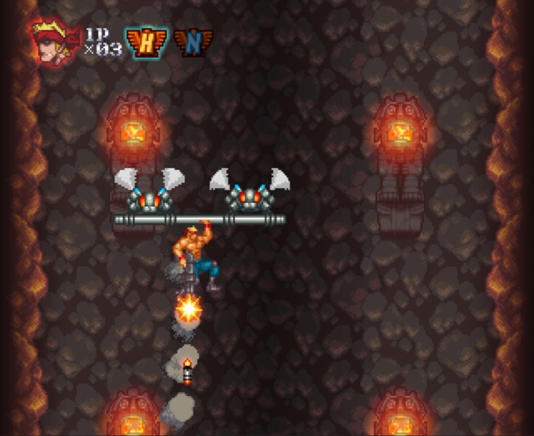Contra ReBirth - геймплей игры на Nintendo Wii